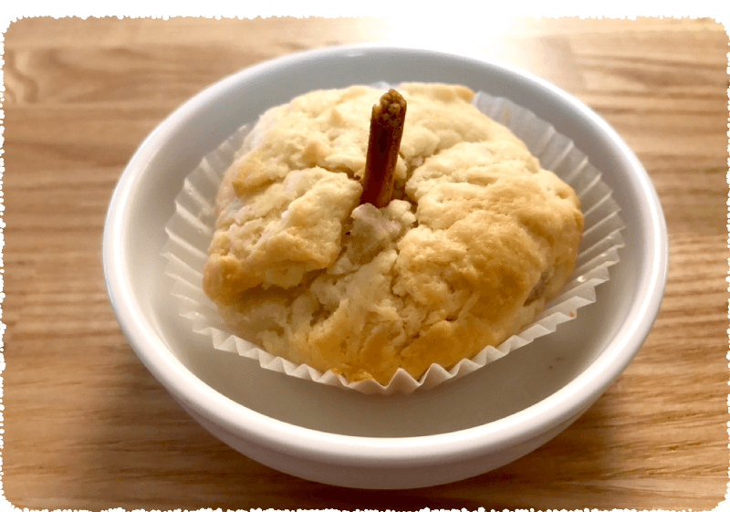 和梨のケーキ写真